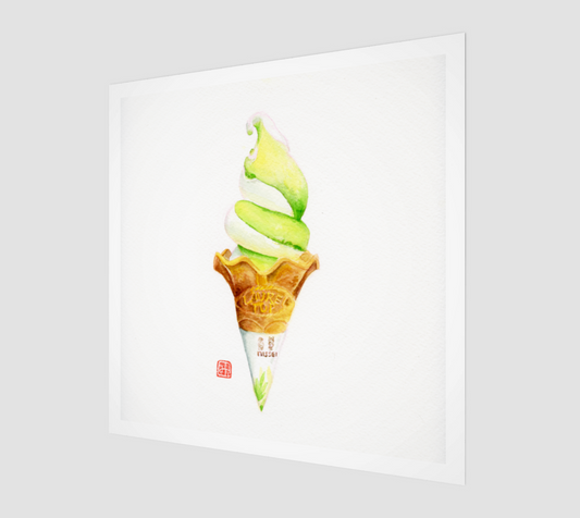 Print: Matcha Vanilla Twist