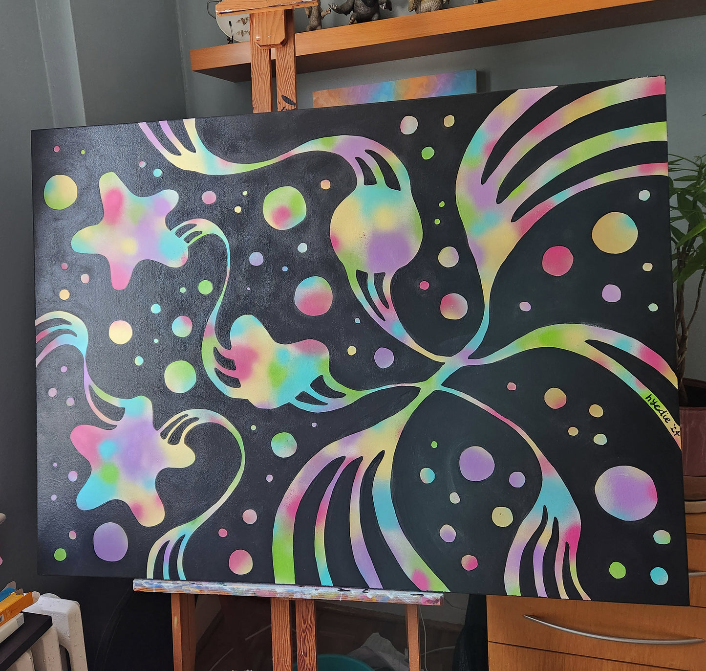 Cosmic Cells - Live Painting