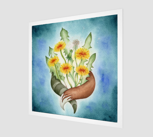 Print: Tails & Tampopo Watercolour