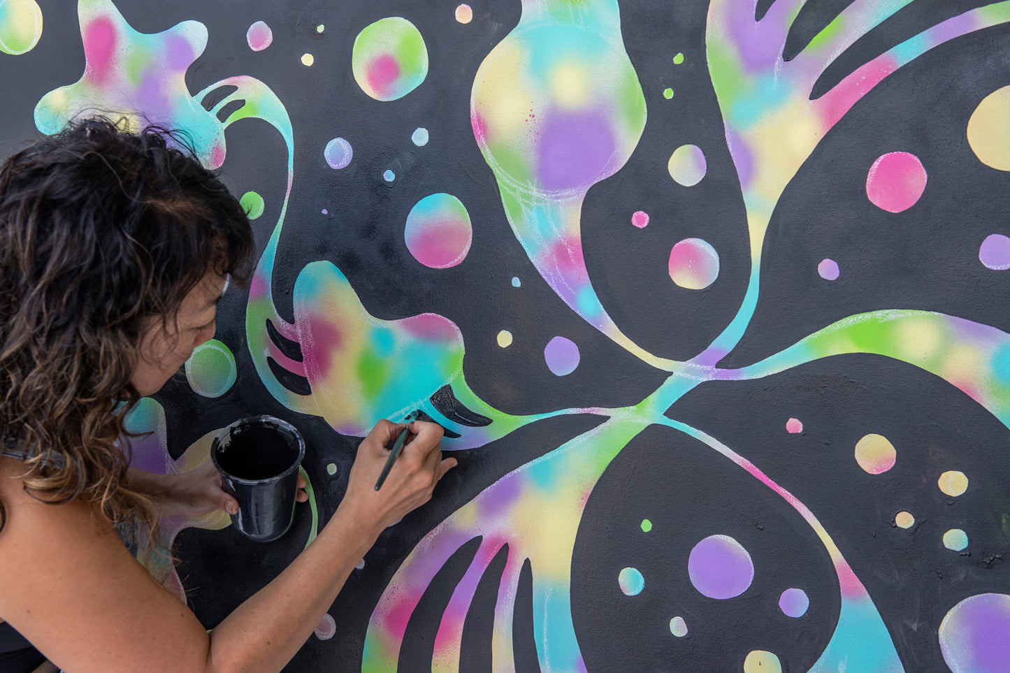 Cosmic Cells - Live Painting